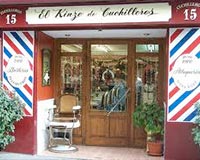 Barberia el Kinze de Cuchilleros, en Madrid