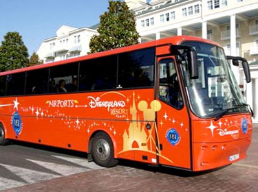 Autobús entre el aeropuerto y Disneyland Paris