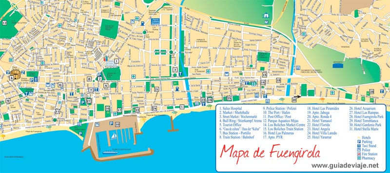 Mapa de Fuengirola, Málaga