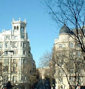 edificios en el Barrio de Salamanca, Madrid