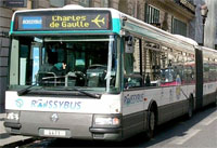 Autobús RoissyBus, conexión entre el aeropuerto Charles de Gaulle y el centro de París