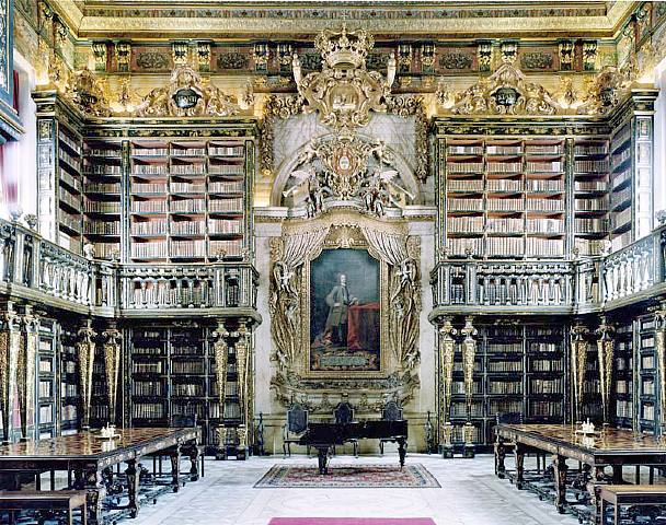 biblioteca joanina, biblioteca de la universidad de coimbra