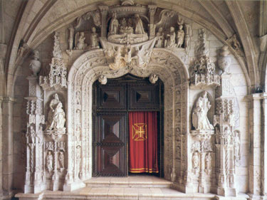  Porta principal del monasterio de los Jerónimos, lisboa